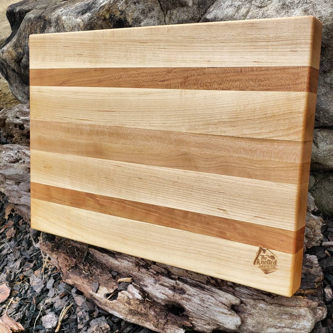 Maple and Cherry Cutting Board